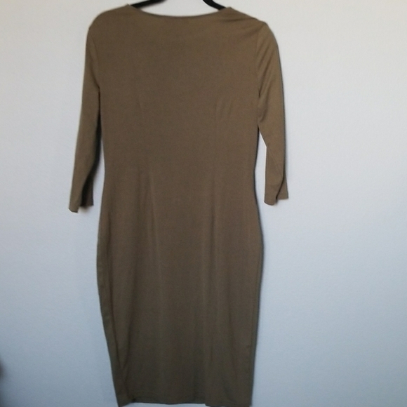 Rephyllis Going Out olive green bodycon NWT large - Picture 5 of 5